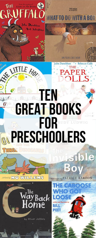 10 Great Books for Preschoolers - Intentional Homeschooling